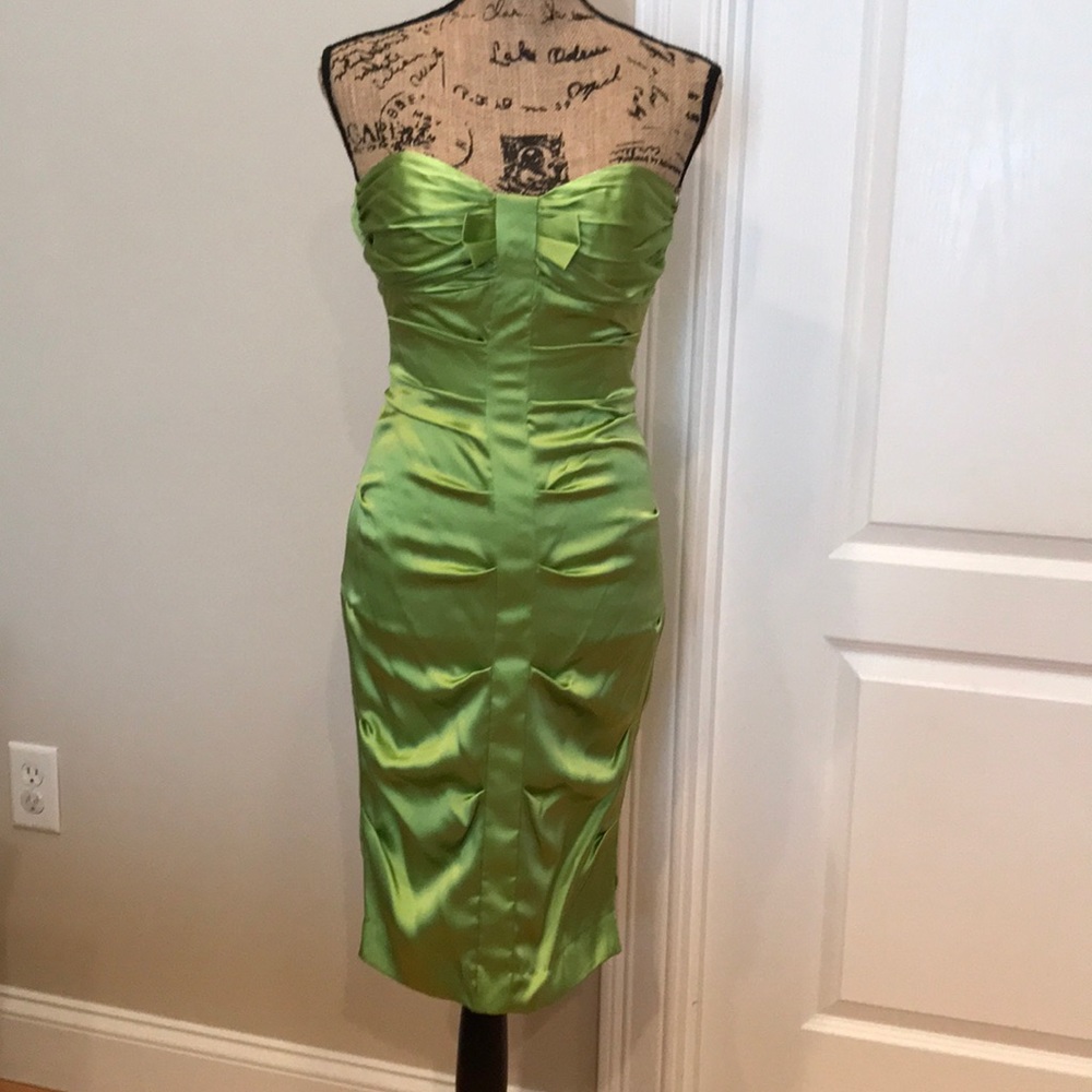 Nicole Miller strapless dress